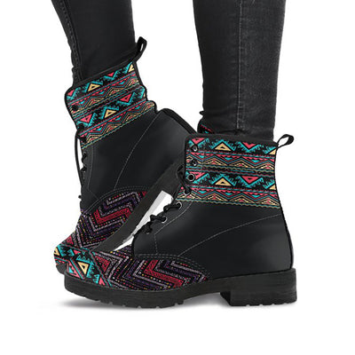 Dark Boho Aztec Womens Boots