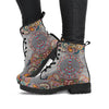 Grey Paisley Mandala Womens Boots