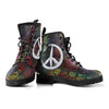 Henna Flowers Peace Sign Womens Boots