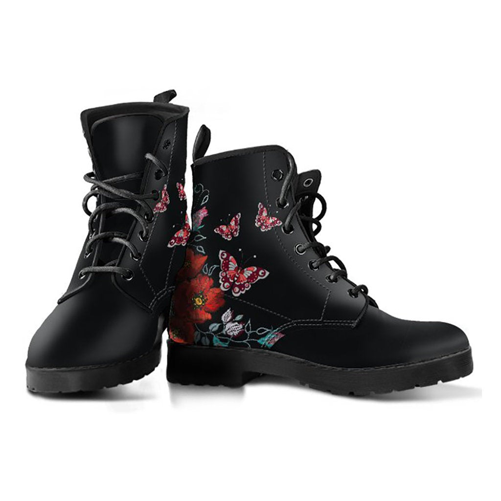 Butterflies & Flowers Womens Boots