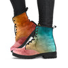 Colorful Grunge Abstract Womens Boots