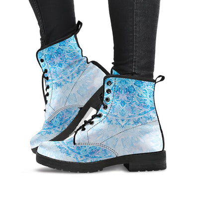 Light Blue Decor Womens Boots