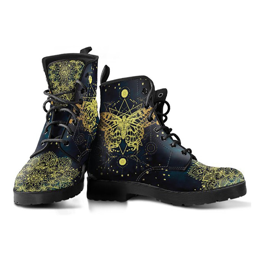 Golden Butterfly Womens Boots