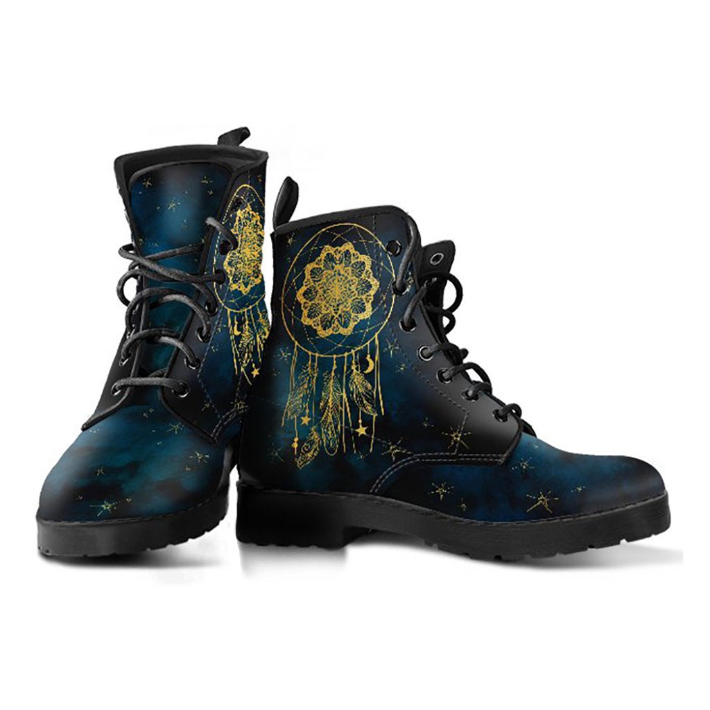 Gold Dream Catcher Womens Boots