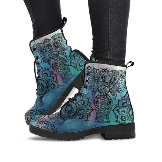 Elephant Mandalas Womens Boots