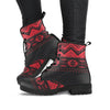 Red Boho Womens Boots