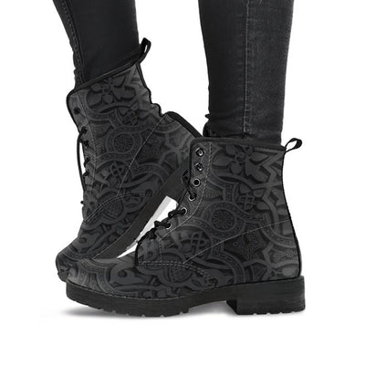 Dark Brown Decor Womens Boots