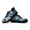 Blue Abstract Graffiti Sneakers