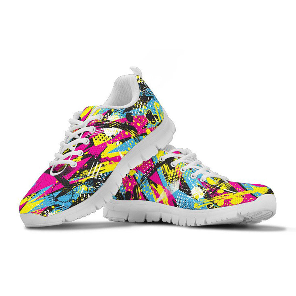 Colorful Abstract Art Sneakers