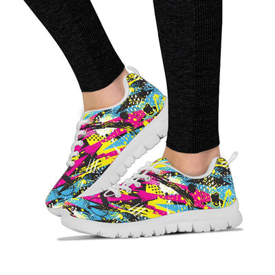 Colorful Abstract Art Sneakers