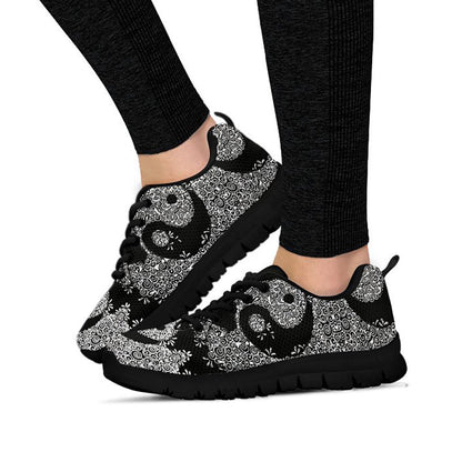 Yin Yang Black Sneakers