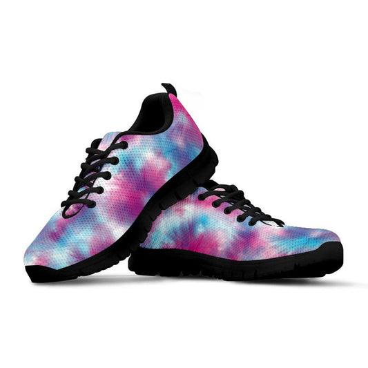 Pink & Purple Tie Dye Abstract Sneakers