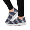 Blue Yellow Plaid Sneakers