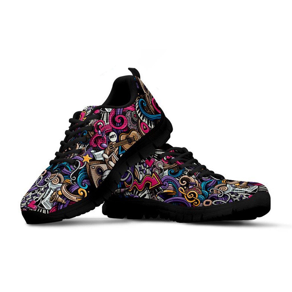 Colorful Funky Musical Sneakers