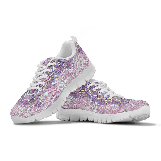 Pink & Purple Henna Decor Sneakers