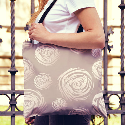 Abstract Spirals Canvas Tote Bag