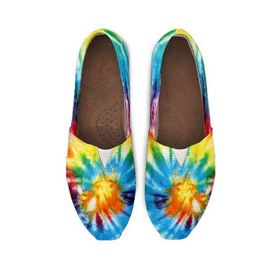 Colorful Tie Dye Casual Shoes
