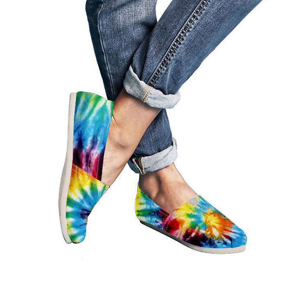 Colorful Tie Dye Casual Shoes