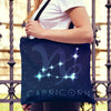Capricorn Zodiac Canvas Tote Bag