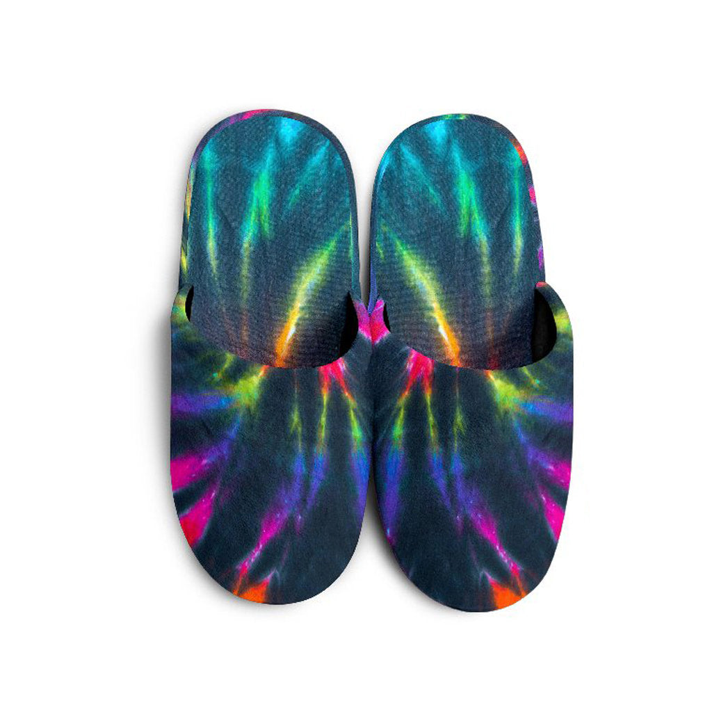 Colorful Neon Tie Dye Slippers