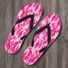 Pink Camouflage Flip Flops