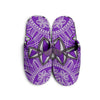 Purple Floral Mandalas Slippers