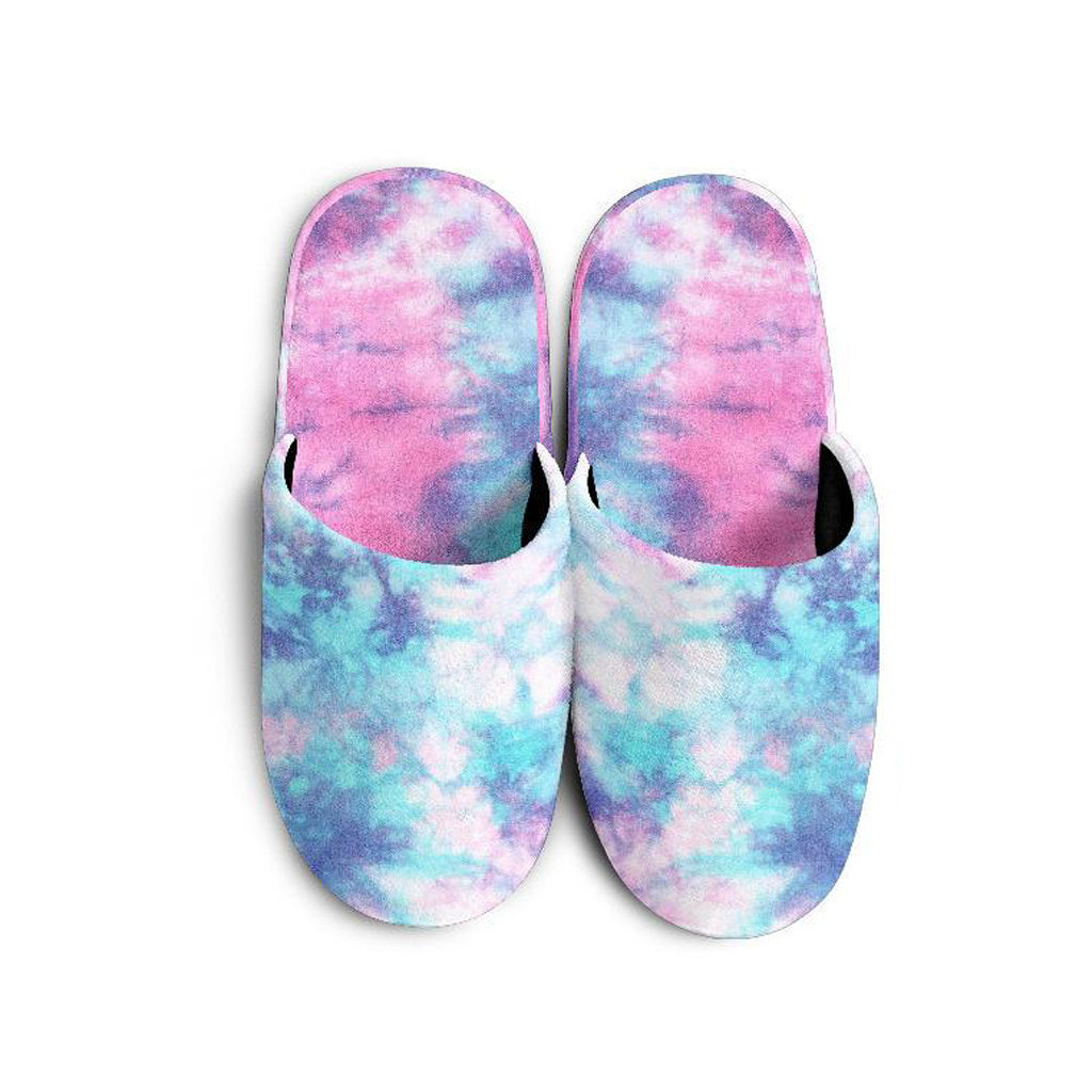Blue & Pink Cotton Candy Slippers