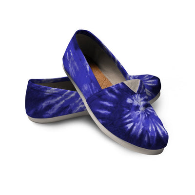 Royal Blue Tie Dye Casual Shoes