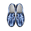 Blue Camouflage Slip On Shoes