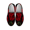 Red Roses Slip On Shoes