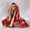 Red Heart Bow Hooded Blanket