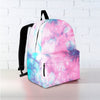 Blue & Pink Cotton Candy Tie Dye Backpack