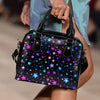 Pink & Purple Stars Shoulder Handbag