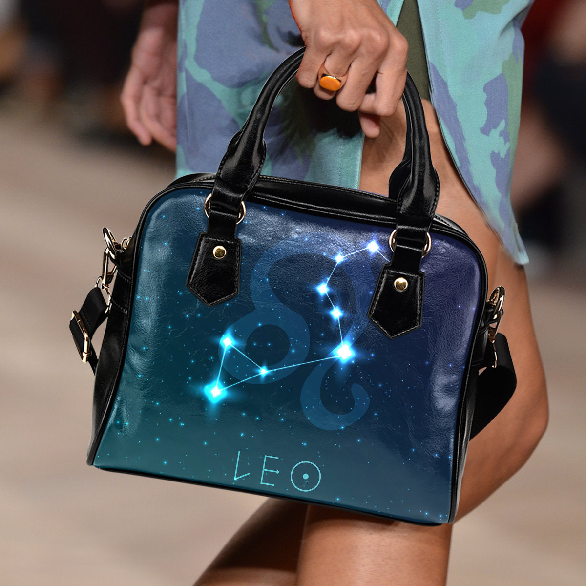 Leo Zodiac Shoulder Handbag