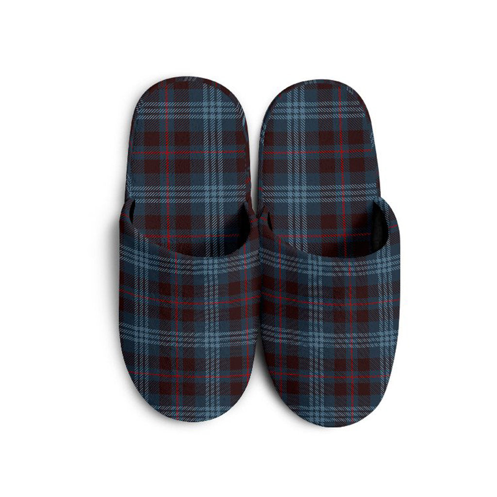 Blue Plaid Slippers