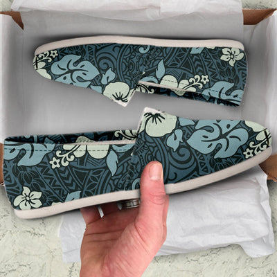 Floral Tribal Polynesian Casual Shoes