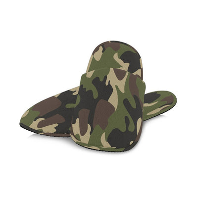 Army Green Camouflage Slippers