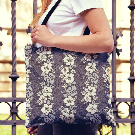 Floral Tribal Canvas Tote Bag