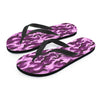 Purple Camouflage Flip Flops