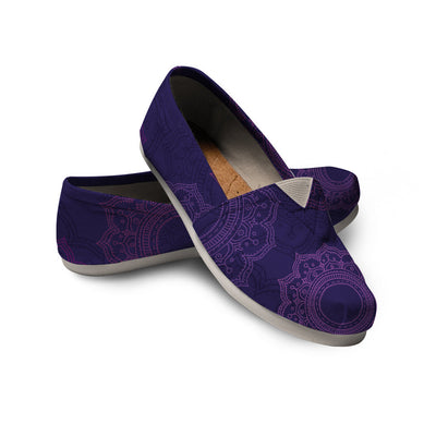 Purple Mandalas Casual Shoes