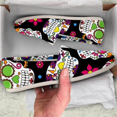 Colorful Sugar Skulls Casual Shoes