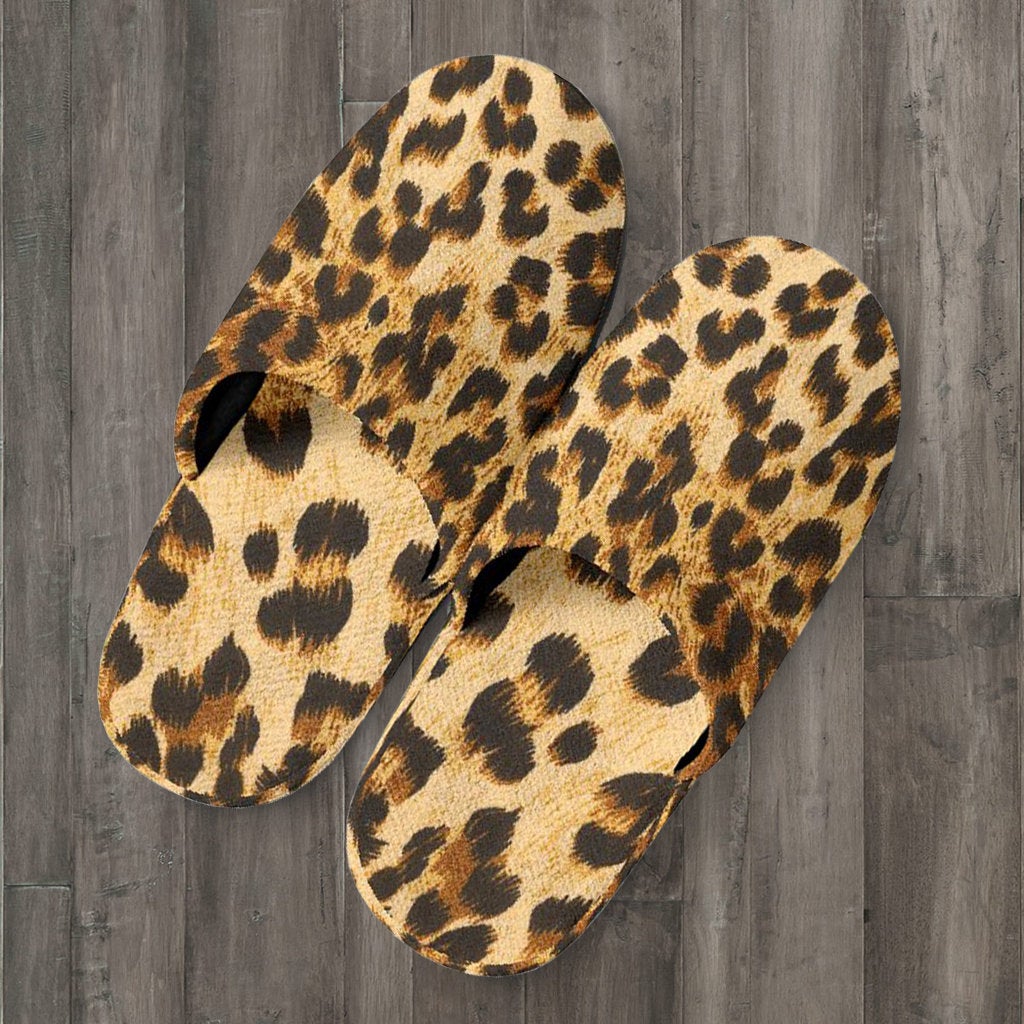 Leopard Print Slippers