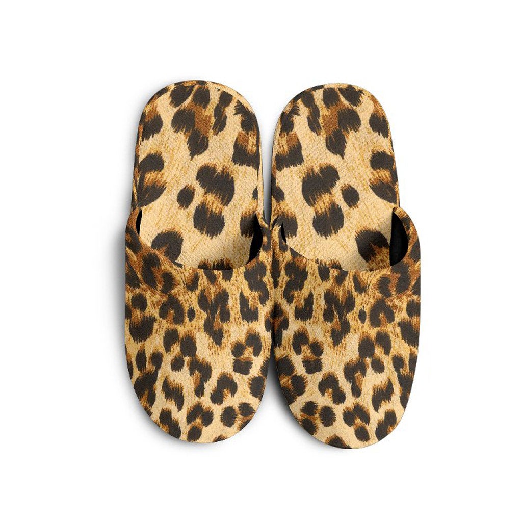 Leopard Print Slippers