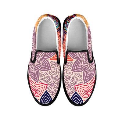 Colorful Floral Madalas Slip On Shoes