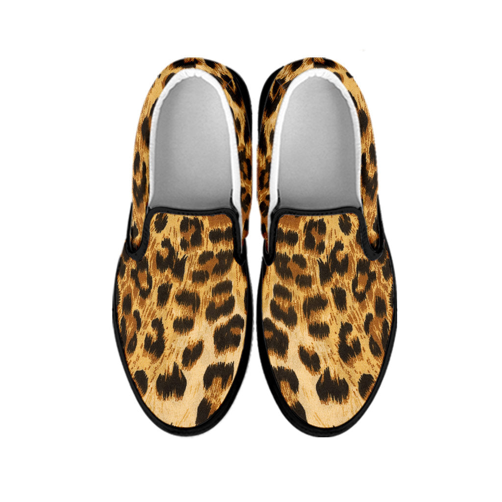 Leopard Cheetah Animal Print Slip On Shoes