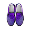 Colorful Purple Mandalas Slip On Shoes