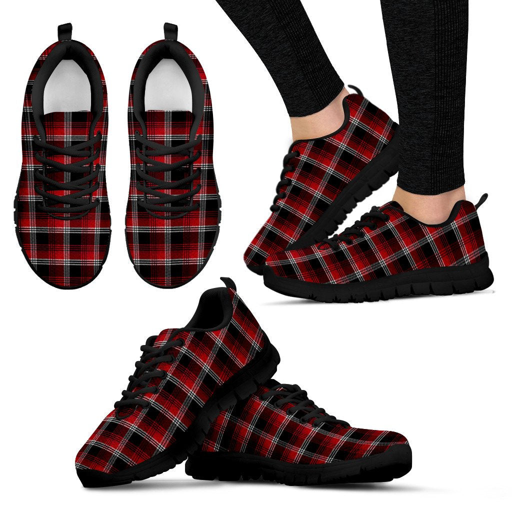 Red Plaid Sneakers