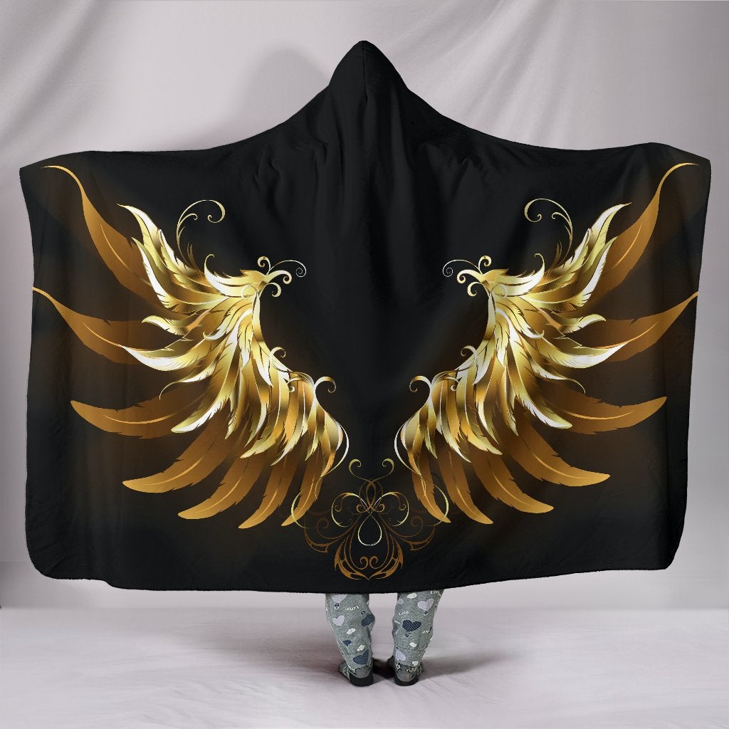 Wings Hooded Blanket