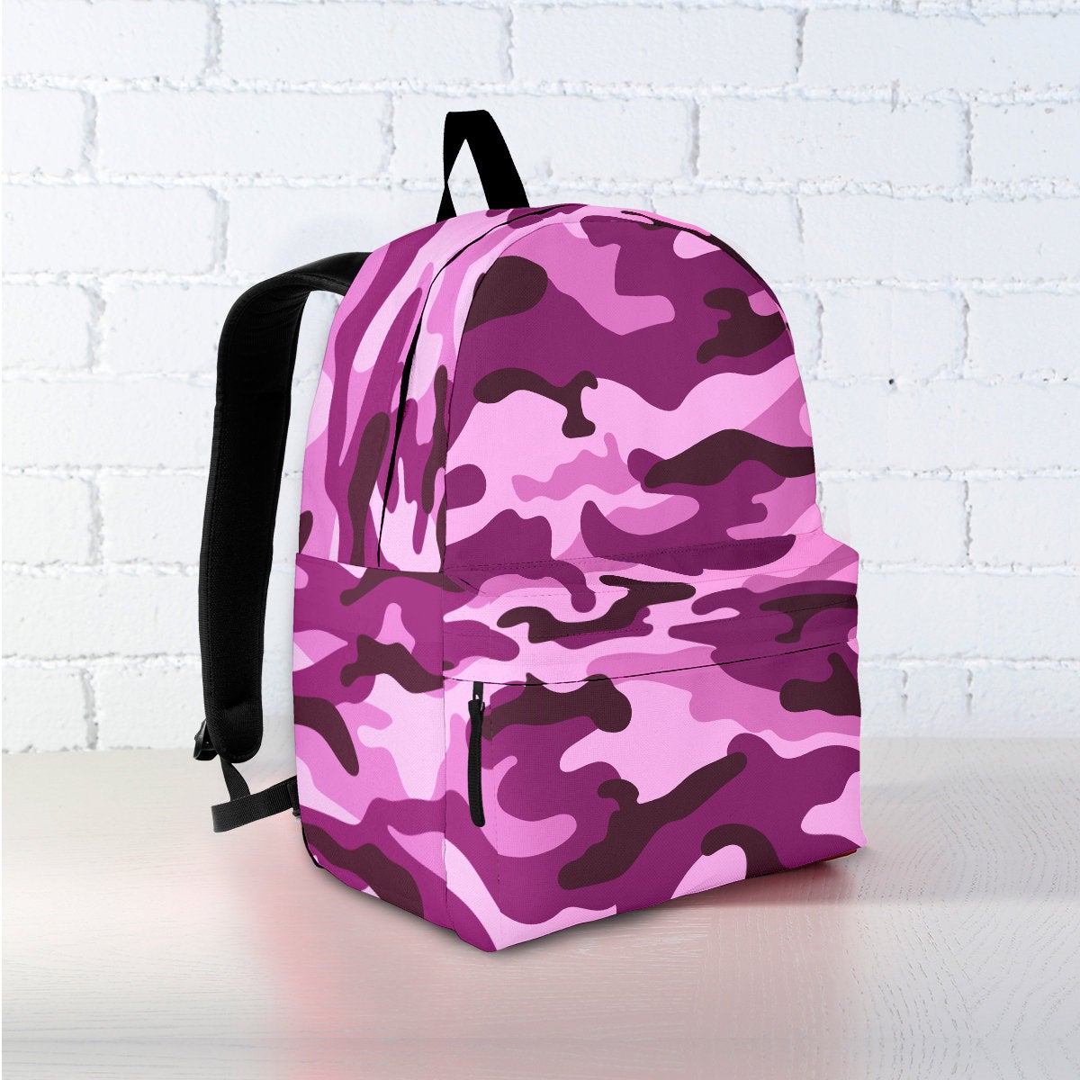 Purple Camouflage Backpack