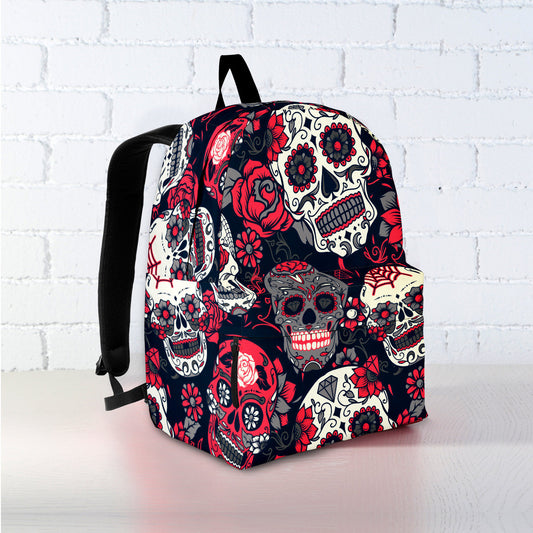 Sugar Skulls & Roses Backpack
